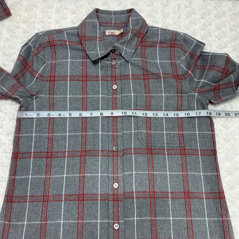 Faherty The Classic Flannel Shirt in Juliet Plaid Sz S - Picture 13 of 14
